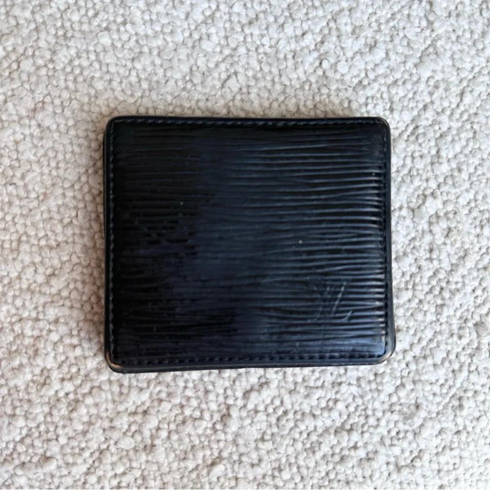 Louis Vuitton Epi Black Vintage Coin Pouch